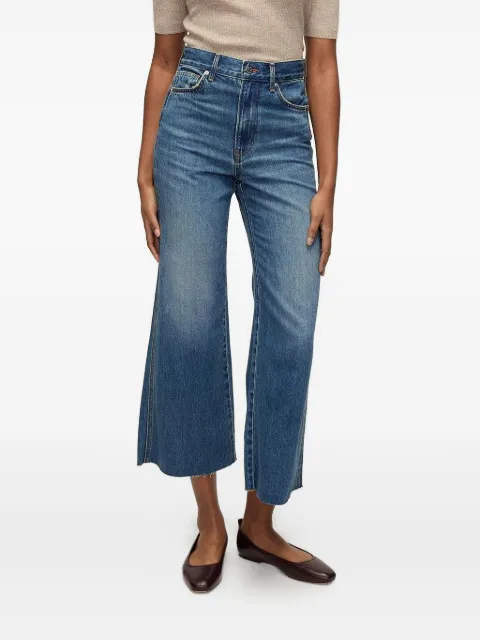 Veronica Beard Taylor frayed-hem jeans Blue J2508D221040RB1096