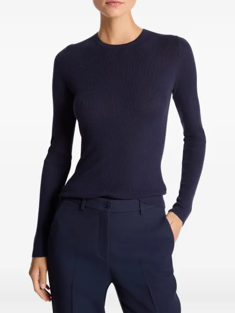 Michael Kors Collection ribbed long-sleeve T-shirt Blue AK005Y0004403