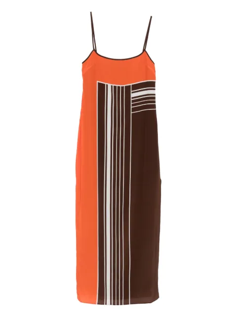 SIR. Destino striped maxi dress Brown SIR4251039
