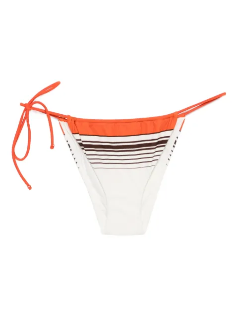SIR. Destino striped-pattern bikini bottom White SIR4250002B