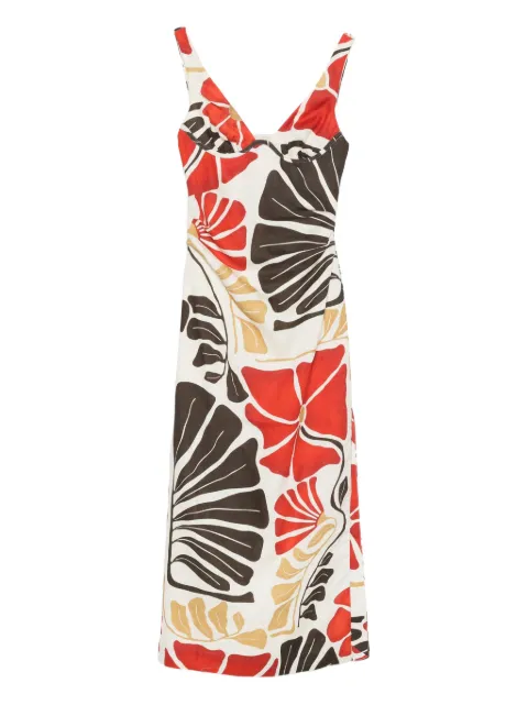 SIR. Julietta floral-print maxi dress White SIR4251023