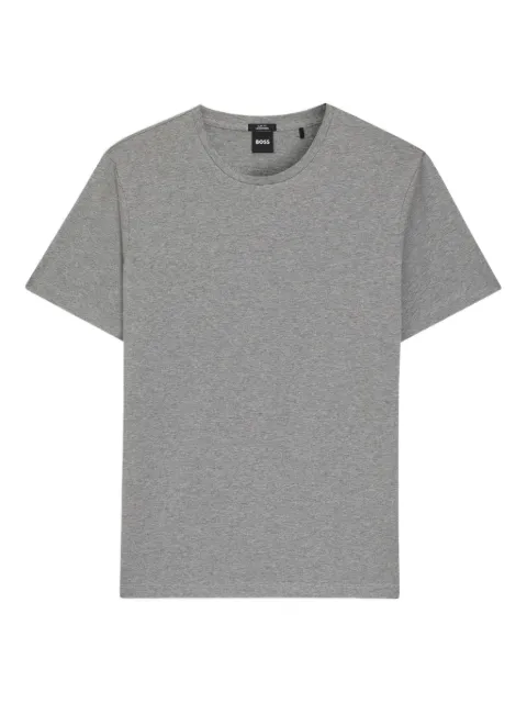 BOSS crew-neck cotton T-shirt Grey 50468395