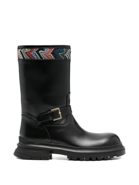 Missoni buckle trim boots Black MWF138