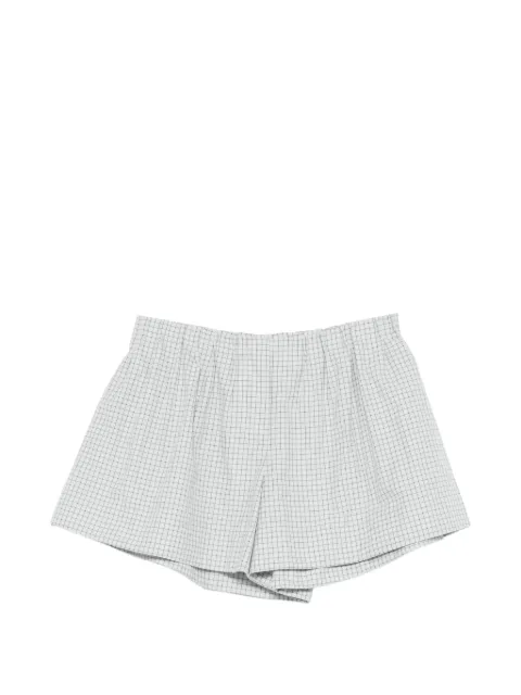 Brandon Maxwell checked shorts Grey SH108PS26