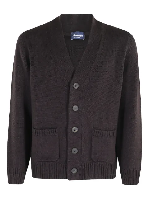 Drumohr buttoned cardigan Purple D5M110L