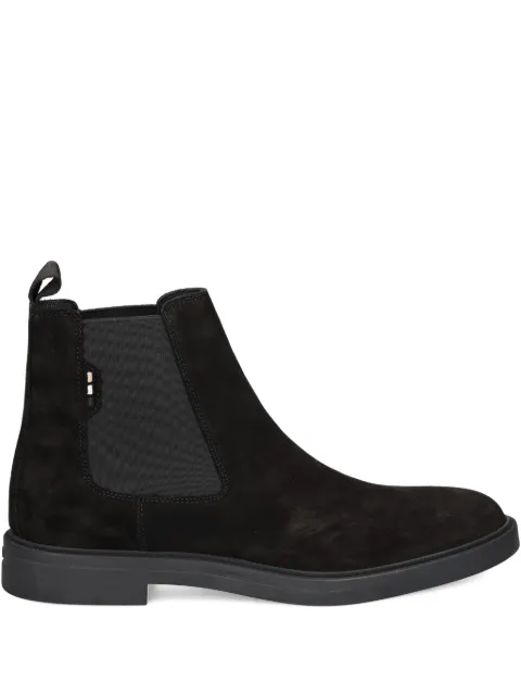 BOSS Calev elastic-panel suede boots Black 50552528