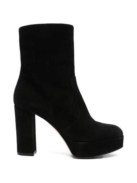 Gianvito Rossi platform leather boots Black G7298770RICCAS