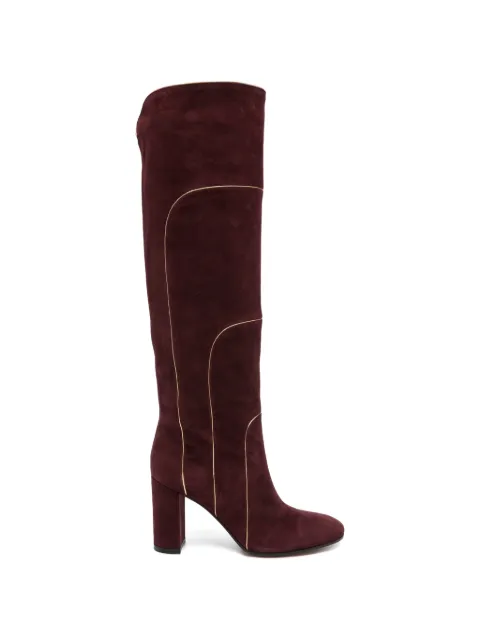 Gianvito Rossi line-detail boots Red G8014785RIC4NS