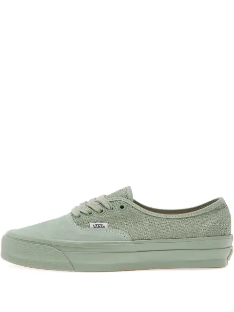 Vans LX Authentic 44 suede-woven sneakers Green VN000DB8EMW1
