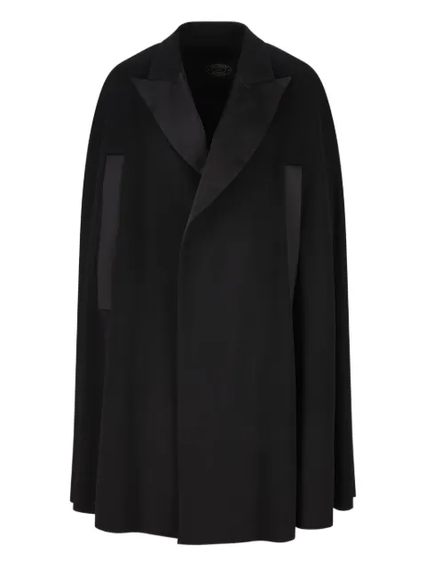 IL TABARRO double-breasted wool cape Black TAB0037614059