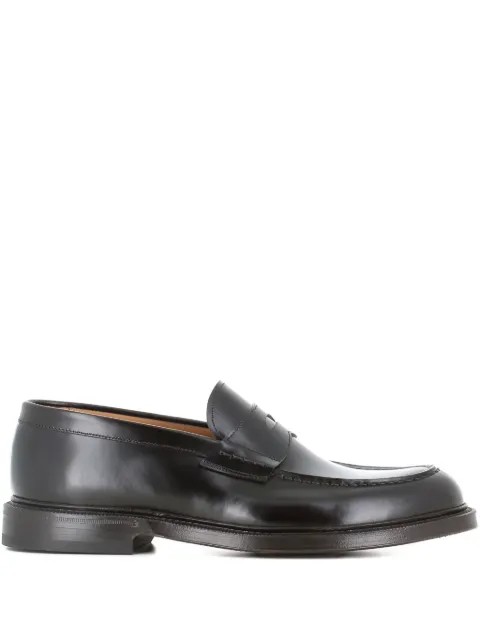 Green George penny leather loafers Brown 12036541
