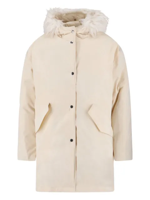 Jil Sander hooded parka coat Neutrals J02AF0132J70192