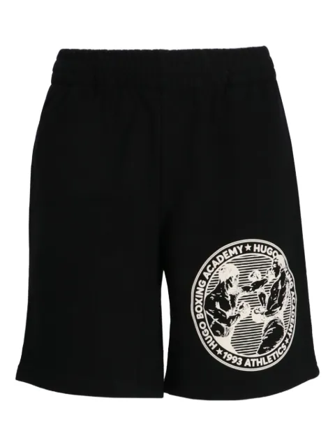 HUGO cotton logo shorts Black 50542413