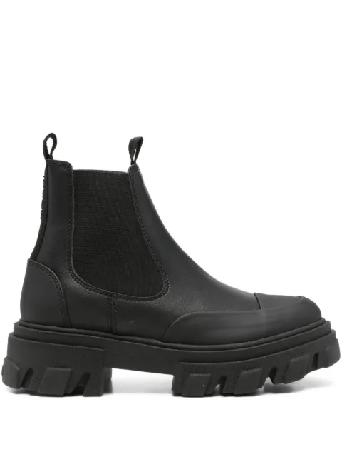 GANNI chuncky-sole chelsea boots Black S3237