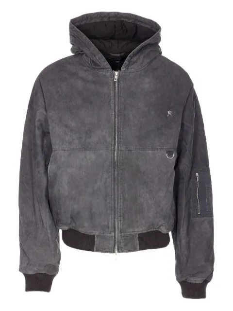 Represent hooded bomber jacket Grey MLM10012702