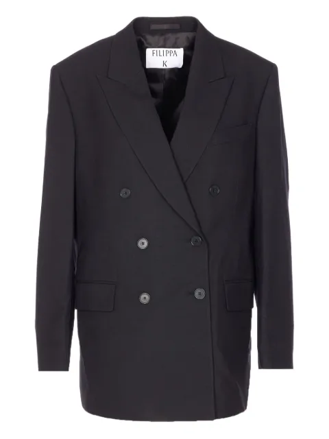 Filippa K double-breasted blazer Black 316391433