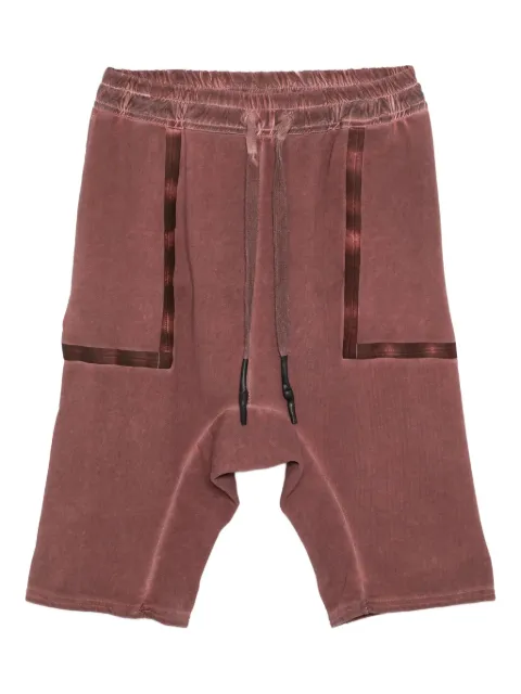 69 elasticated-waistband drop-crotch shorts Red LCSHORTMOLLETONORNG