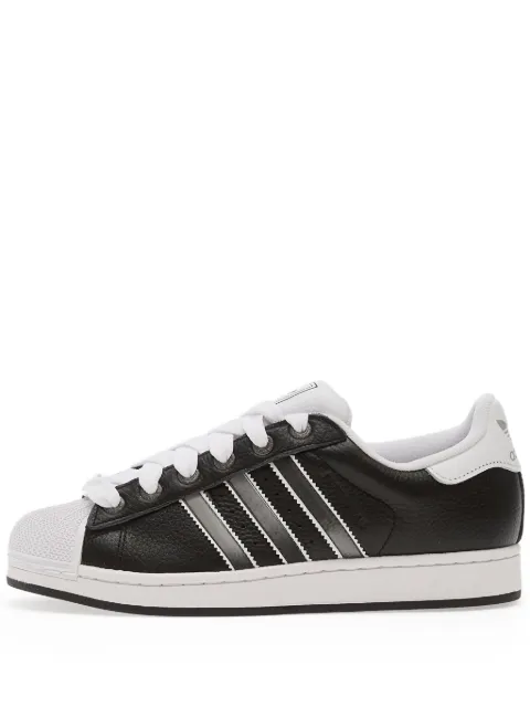 adidas shell-toe three-stripe trainers Black JQ3209