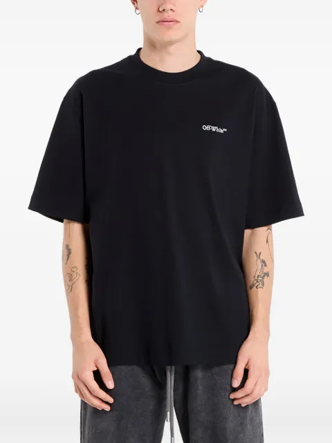 Off-White graphic-print T-shirt Black OMAA120F25JER0051001