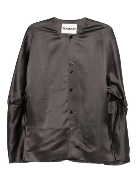 YEAREAST crew-neck blouse Brown Y22561621019A