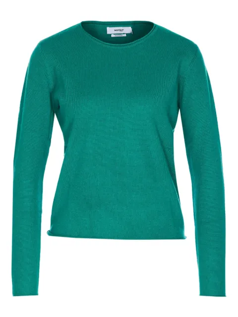 Not Shy crew-neck cashmere sweater Green 4702502CBOTANICAL
