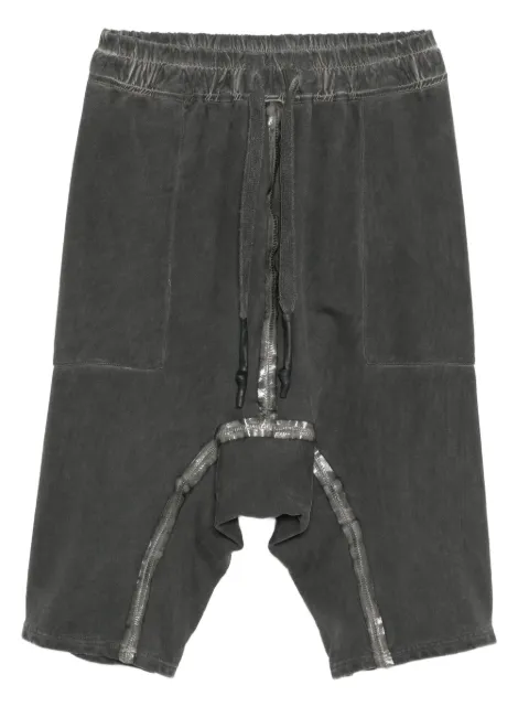 69 elasticated-waistband drop-crotch shorts Grey LCSRTBNDMOLH23PLOMB