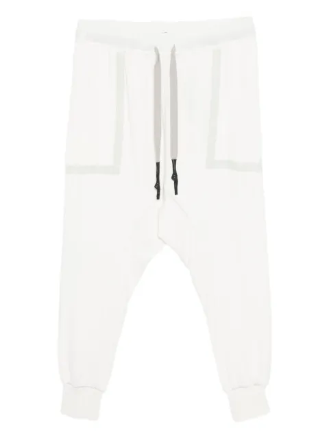 69 elasticated-waistband drop-crotch trousers White LCPANTSMOLLETONECRU