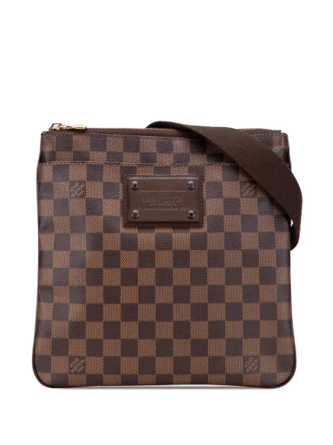 Louis Vuitton Pre-Owned 2010 Damier Ebene Brooklyn Pochette crossbody bag Brown S035J276PPJ8SCEW