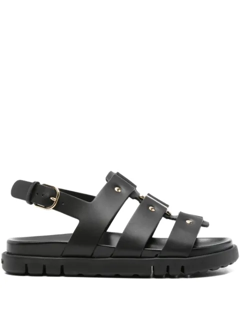 Ferragamo studded strappy sandals Black 783023