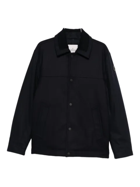 Moncler Emilion ribbed-collar jacket Blue K20911G00013597S8