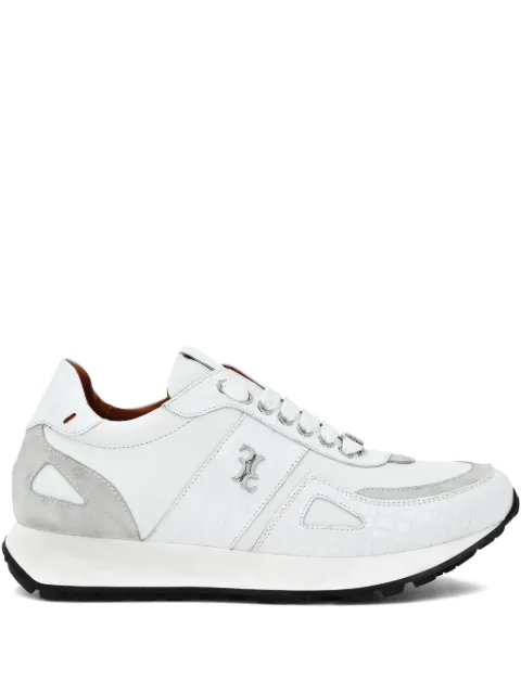 Billionaire panelled leather sneakers White OADSMSC3987BLE001N
