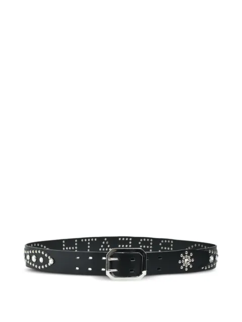 BREATH studded-detail leather belt Black BR25SSAC8006BLK