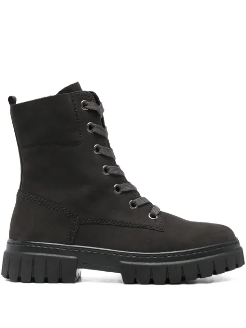 GABOR lace-up chunky-sole boots Grey 72525
