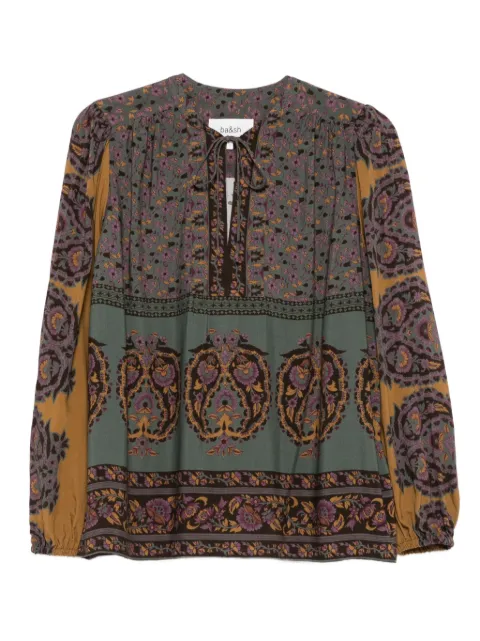 Ba&Sh floral-print blouse Brown 1H25BAKE