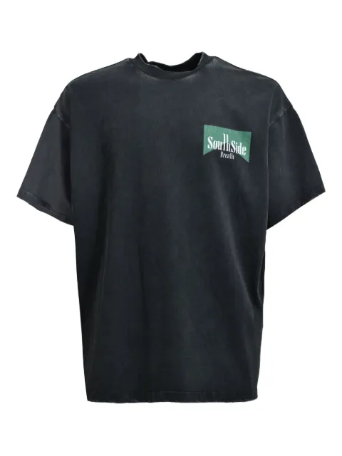 BREATH southside-print T-shirt Black BR25SSC5026
