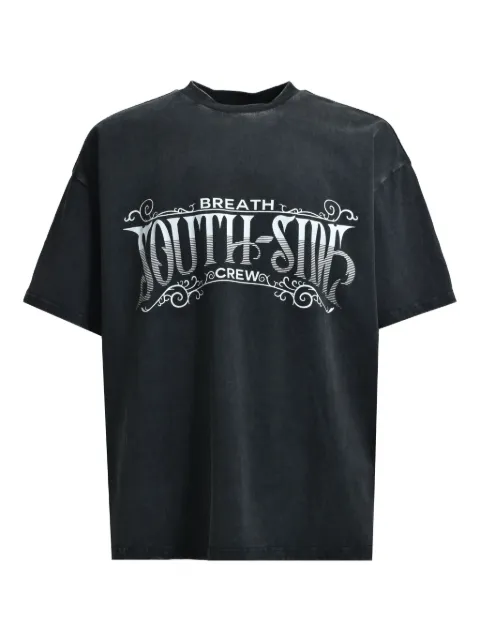 BREATH south-side crew-neck T-shirt Black BR25SSC5027