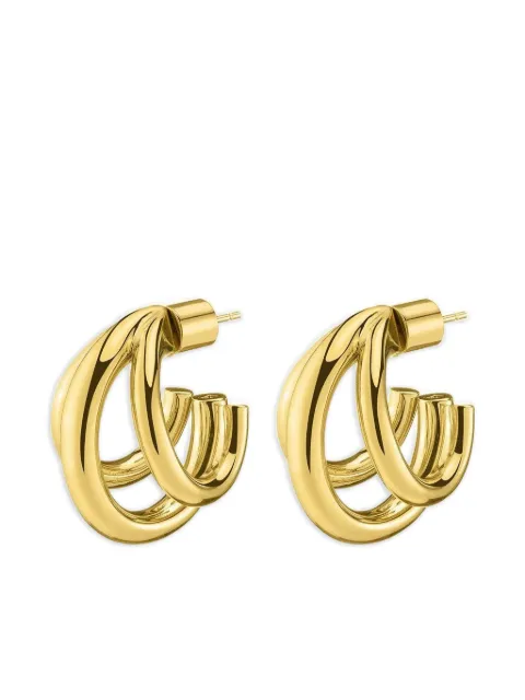 Jennifer Fisher Triple Lilly Huggie earrings Gold JFB04510V