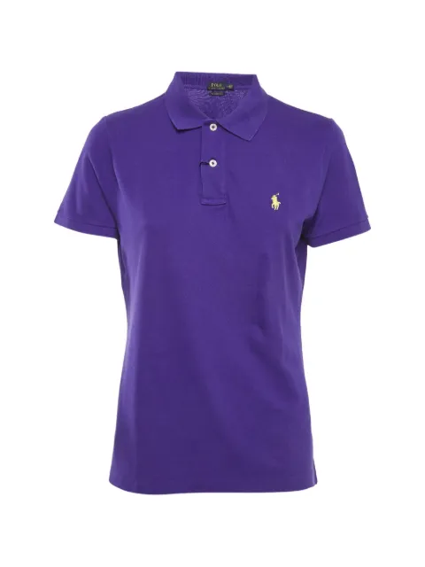 Polo Ralph Lauren Vintage logo-embroidered polo shirt Purple 1177227