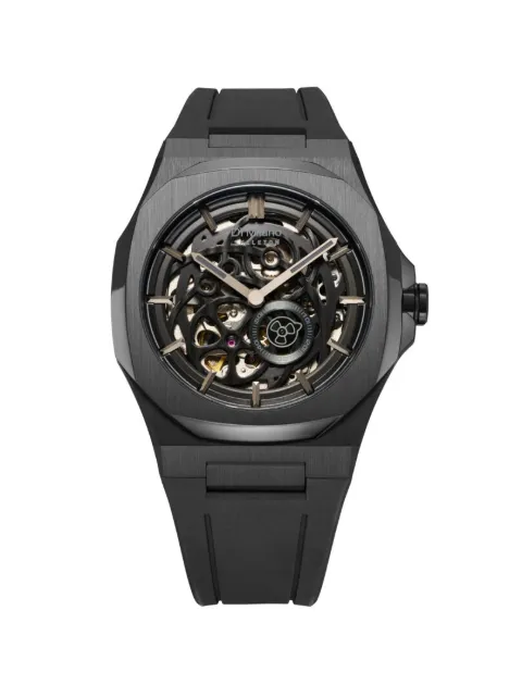 D1 Milano Skeleton 41.5mm Black SKRJ17