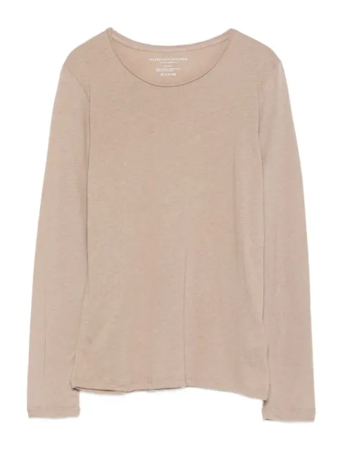 Majestic Filatures long-sleeve round-neck sweater Neutrals H25M005FTS021