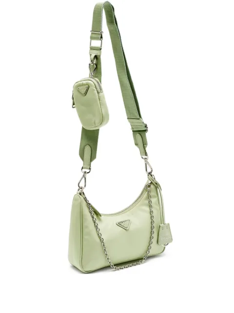Prada Pre-Owned 2005 Re-Edition chain strap bag Green 1186802