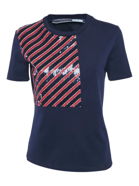 Sportmax sequin striped top Blue 1180457