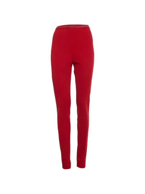 Prada Pre-Owned knit trousers Red 1178431