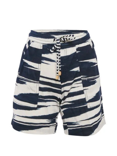 Missoni Pre-Owned knitted drawstring shorts Blue 1180181