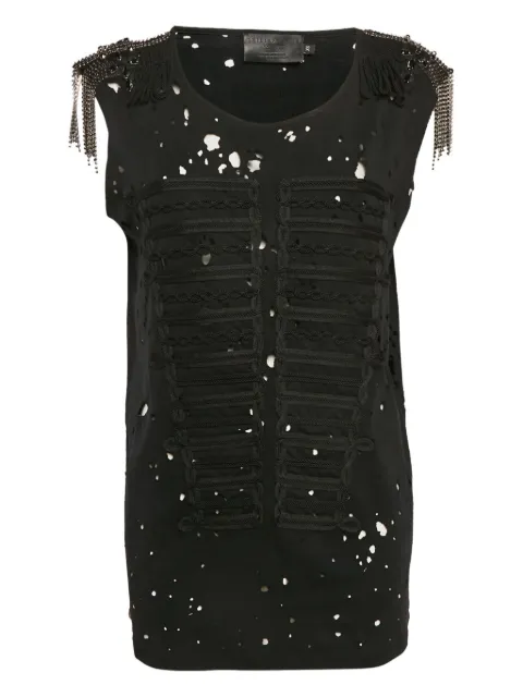 Philipp Plein crystal-embellishment tank top Black 1162397