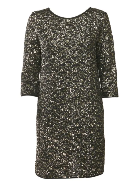 Zadig&Voltaire sequin three-quarter sleeve mini dress Black 1174076