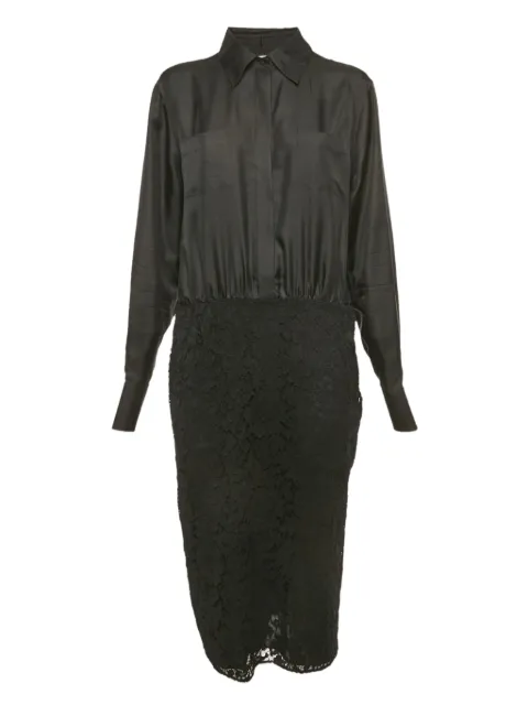 Valentino Garavani Pre-Owned floral-lace dress Black 1177711