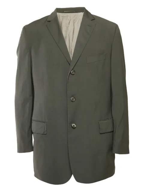 BOSS 2000s single-breasted wool blazer Grey 1177534