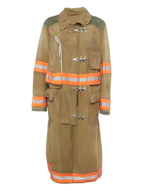 Calvin Klein Vintage firefighter-style cotton coat Brown 1177600