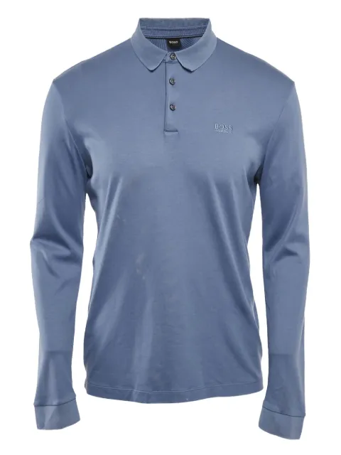 BOSS long-sleeve polo shirt Blue 1173735
